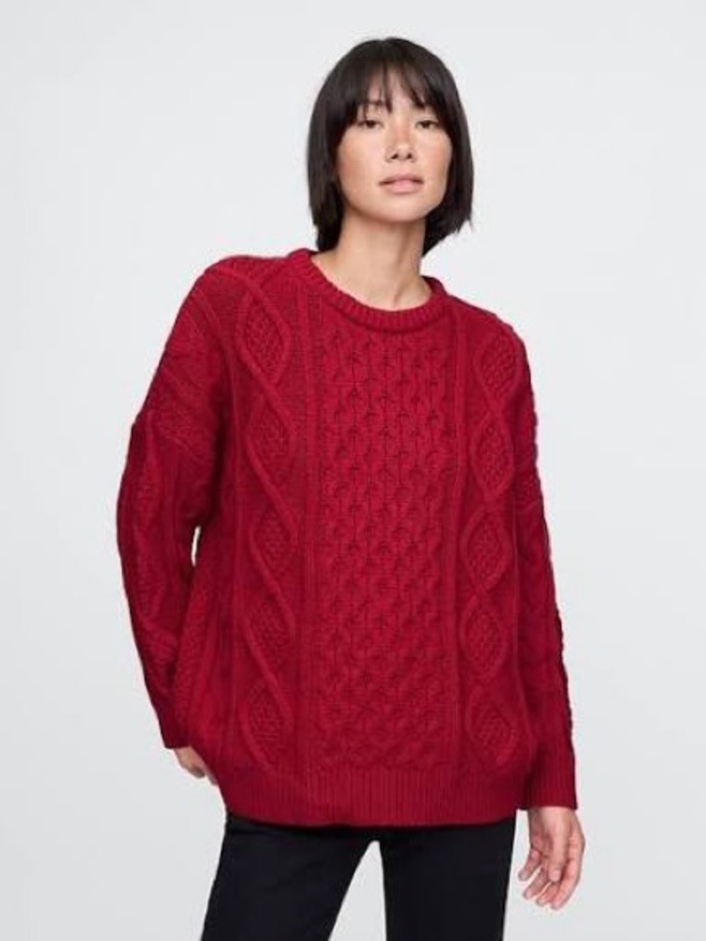 Gap Oversized Cable-Knit Sweater